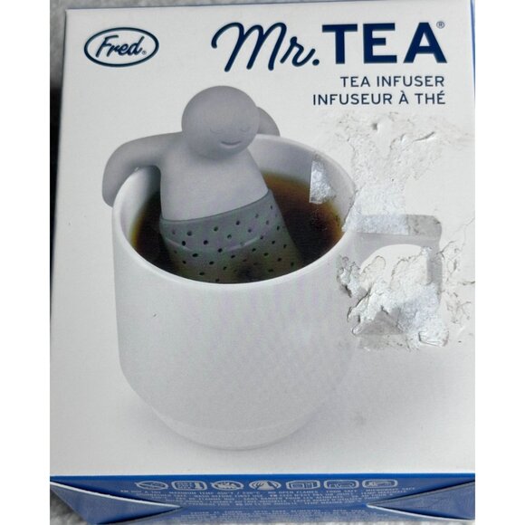Fred Mr. Tea Silicone Infuser For Loose Leaf Herbal Tea By Genuine Fred New Gift - Picture 1 of 4